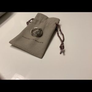David Yurman,Pave Infinity ring size 6